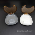 Aligner Case And Packing Durable Orthodontic Shell Shape Press-to-open Retainer Box Supplier